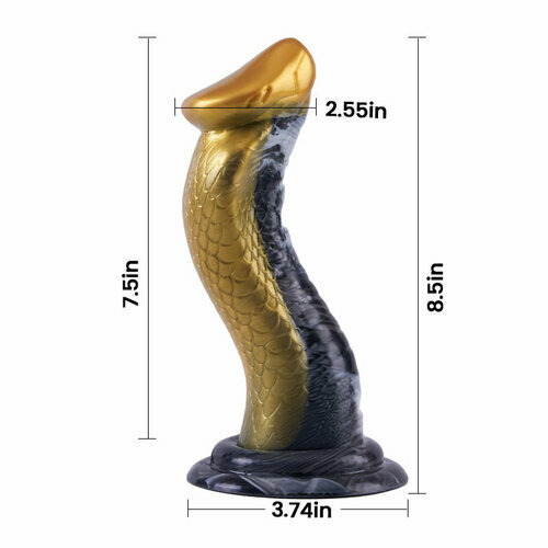 Nuit Fantastique: Godemiché manuel en forme de serpent exotique ultra-réaliste