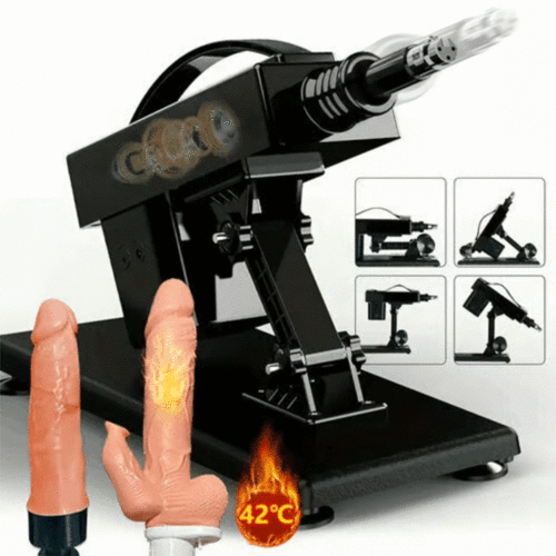 Orion - Machine sexuelle vibrante à balancement et chauffage automatique avec télécommande et godemiché