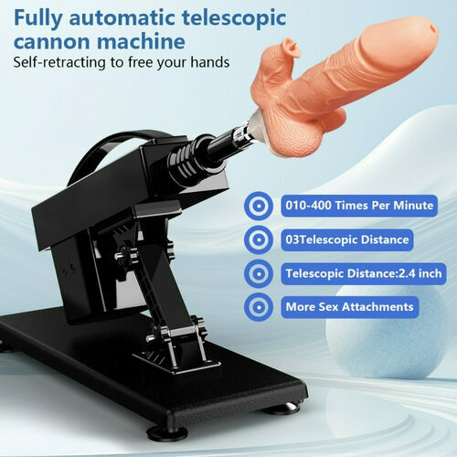 Orion - Machine sexuelle vibrante à balancement et chauffage automatique avec télécommande et godemiché