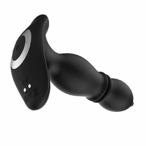 Plug anal 2 en 1 pour prostate, 9 modes de mouvements et 9 modes de vibration, 14,5 cm de longueur