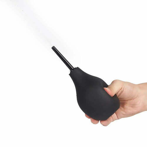 Poire à lavement noire de 220 ml, SHUFEI