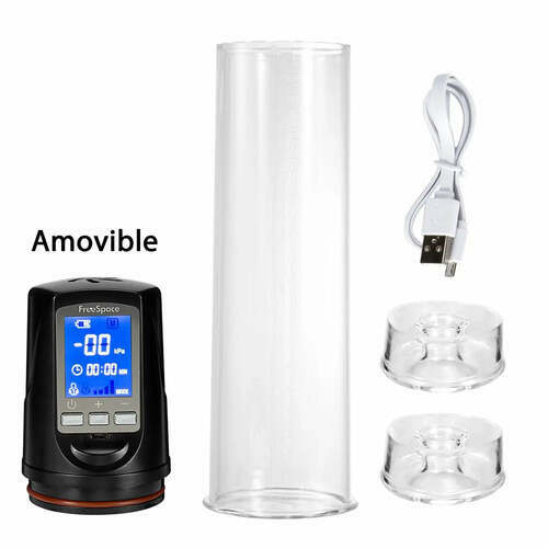 Pompe à pénis automatique avec 2 modes de succion et écran LED