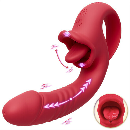 Posy – Vibrateur clitoridien amélioré 2.0 avec fonction de léchage et stimulation du point G pour couples