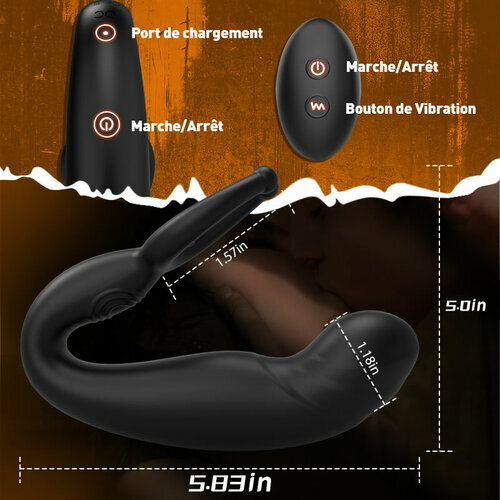 Rainstorm - Vibromasseur anal 3 en 1 pour Orgasm prostatique multifonction