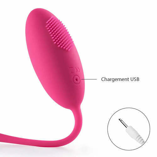 ROSE CHAUDE œuf vibrant avec 12 vibrations pour le point G