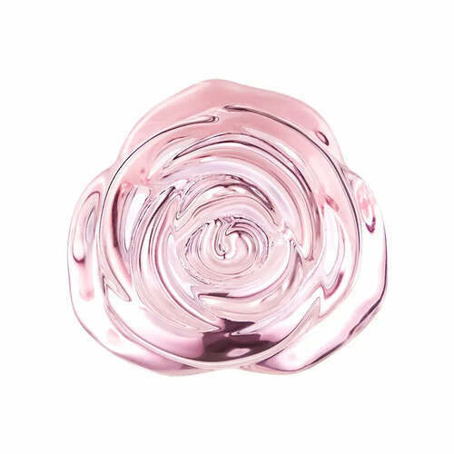 Rosy Plug Anal en verre avec base rose