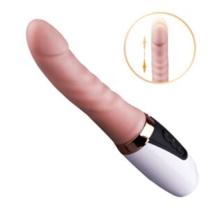 Sex Machine 27 cm Gode Vibromasseur avec Chauffage pour Stimulation du Point G et de l'Anus