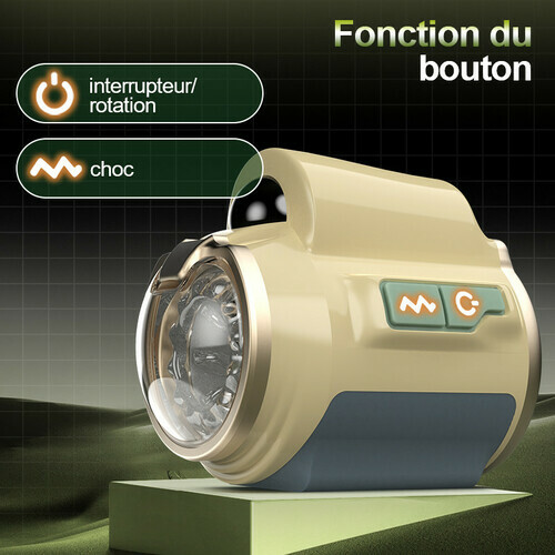 7 Rotation Vibration Open Ended Stroker