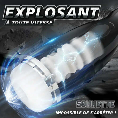 SONNETTE Masturbateur Cup 2 en 1 de 28,8 cm