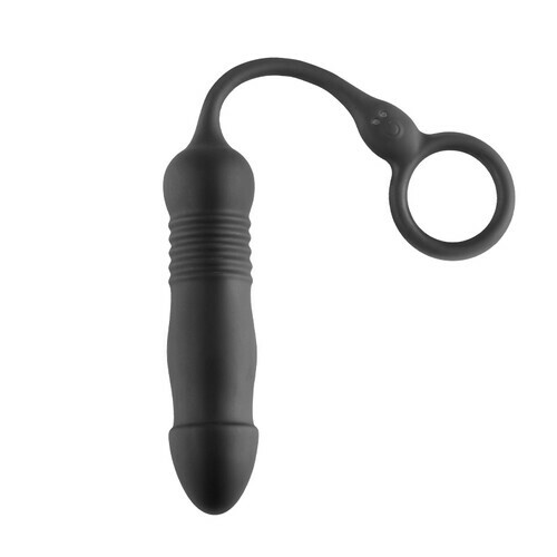 Stimulation anale vibrations va-et-vient débutant vétéran Cockring