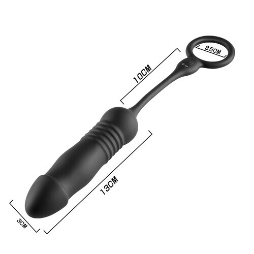 Stimulation anale vibrations va-et-vient débutant vétéran Cockring