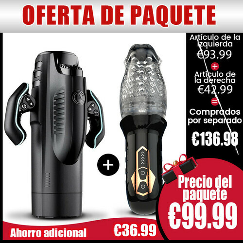 Super Double Surprise! Masturbateur + Masturbateur Offre Combinée Limitée, économisez 36,99 €!