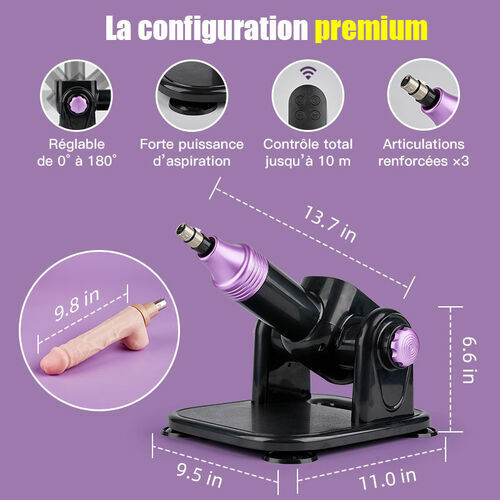Thrust Master – Machine sexuelle à va-et-vient avec moteur plus puissant, réglable à 180°, sext