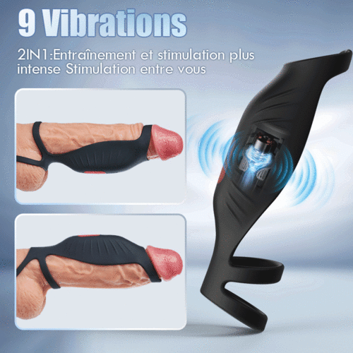 Top ventes de l'année: Triple fonction - Anneau d'éjaculation, dispositif d'entraînement du pénis, à partager en co