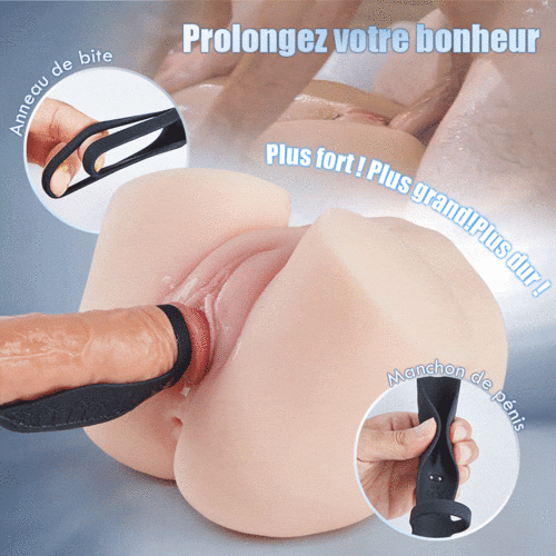 Top ventes de l'année: Triple fonction - Anneau d'éjaculation, dispositif d'entraînement du pénis, à partager en co