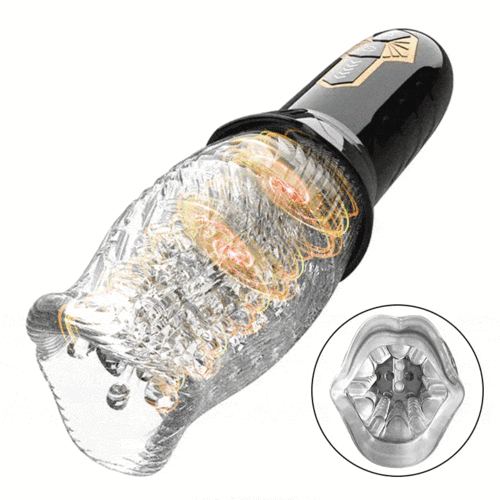 TORNADO - Masturbateur cup avec coque souple et transparente