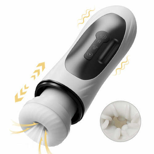 Traveller 3 en 1 Masturbateur Cup: 5 modes de va-et-vient, 4 modes de succion, 7 modes de vibration