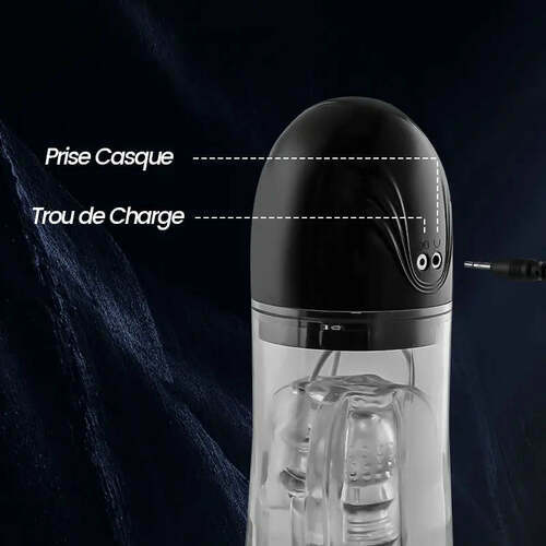 ULTRA-SUCCION Masturbateur cup avec super aspiration et coque transparente