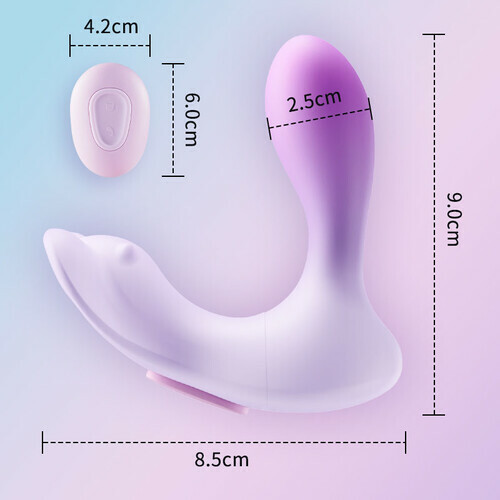 Vibrateur 7 vibrations à distance pour le point G de la culotte portable