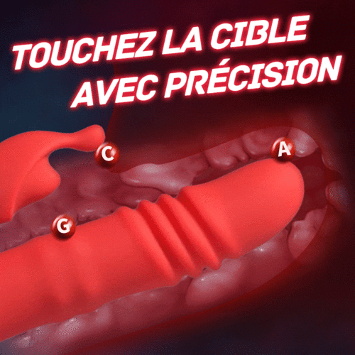Vibrateur à double bille rotative 10 vibrant 6 poussée G Spot Vibrator