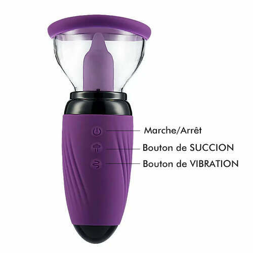 Vibrateur MELODY Rabbit Design avec 10 vibrations et 5 modes de succion, ventouse pour clitoris