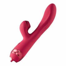 Vibromasseur 4 en 1 avec 10 impulsions et 10 vibrations, incluant un fouet SM