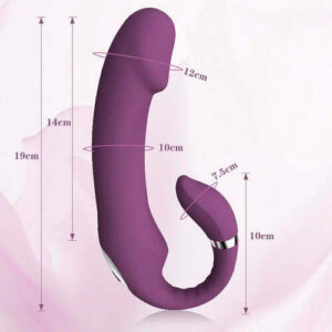 Vibromasseur à double tête de type C