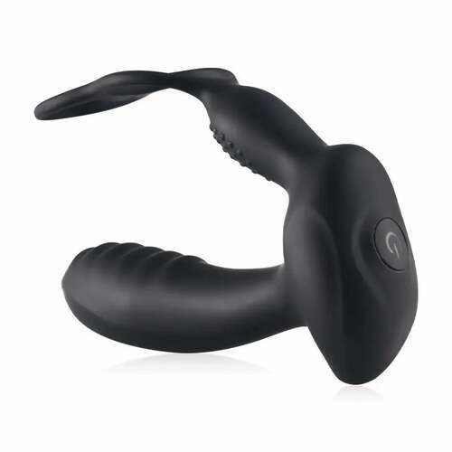Vibromasseur prostatique avec anneaux pénis, REG