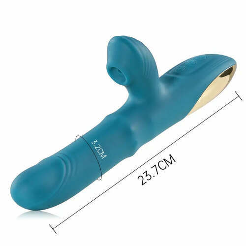 Vibromasseur télescopique avec aspiration entièrement automatique, 7+7+7