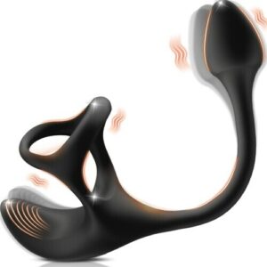 Zenith - Plug anal Stimulateur vibrant à balle avec cockring