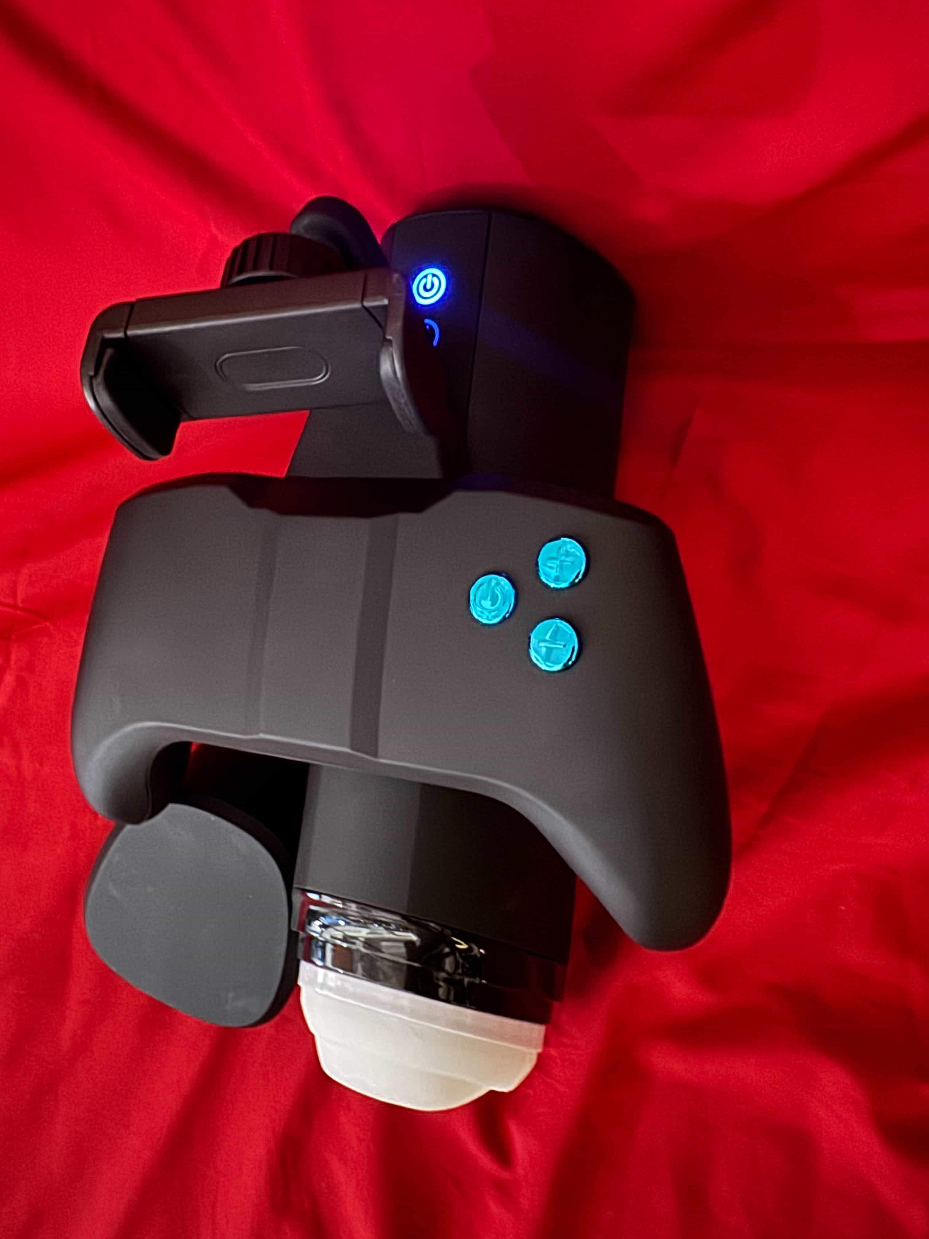 Turbocharge - 10 modos de stroker explosivos - design envolvente de gamepad com suporte de telefone — Stock Comentários 2
