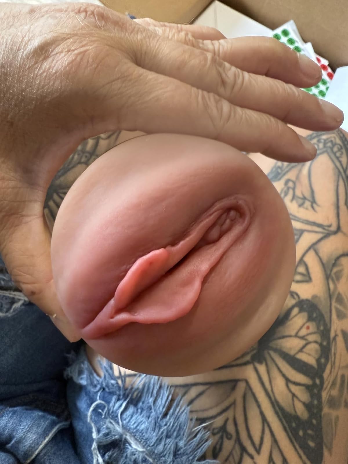 Scarlett Kiss - 10 360°-Vibrationsmodi, leise und immersiv strukturierter Masturbator — Foto Bewertungen Kunde 2