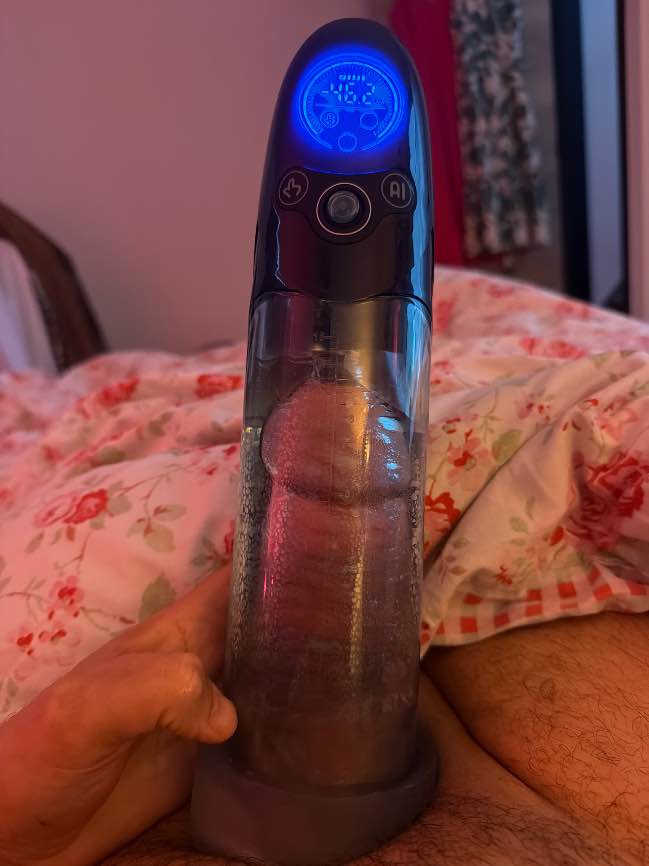 Bathfun - Powerful professional penis pump vacuum-sealing 100 % inte training function — Photo Customer review 2