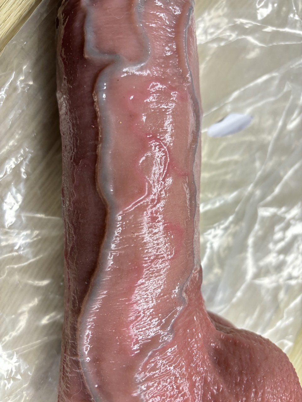 KIMI – 10.8‘‘ x 2.32‘‘ Thick toe and back dildo with hand-painted veins &... — Photo customer review 2