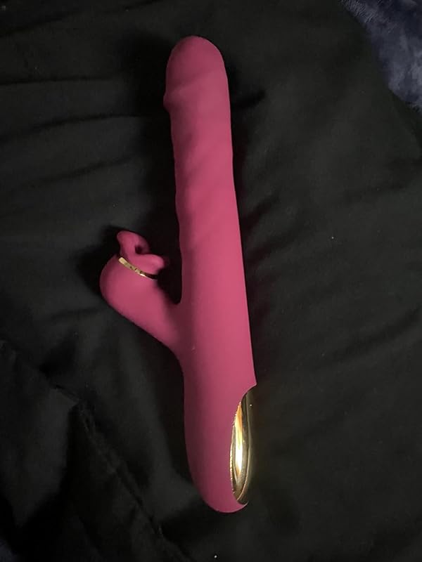 G-spot vibrator with tongue licking and pushing torques — Stock Photo 1 Customer Reviews
