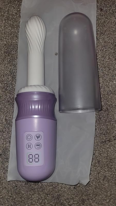 Machine sexuelle à coups et chauffage contrôlée par application pour stimulation du point G ou anale avec sangles p — photo avis client 4