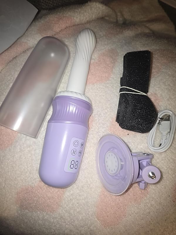 Machine sexuelle à coups et chauffage contrôlée par application pour stimulation du point G ou anale avec sangles p — photo avis client 1