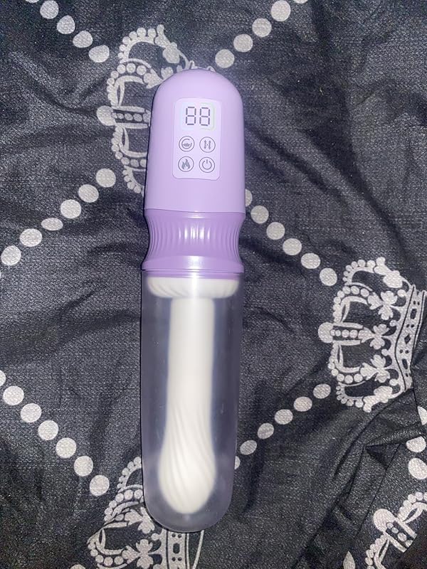 Machine sexuelle à coups et chauffage contrôlée par application pour stimulation du point G ou anale avec sangles p — photo avis client 1