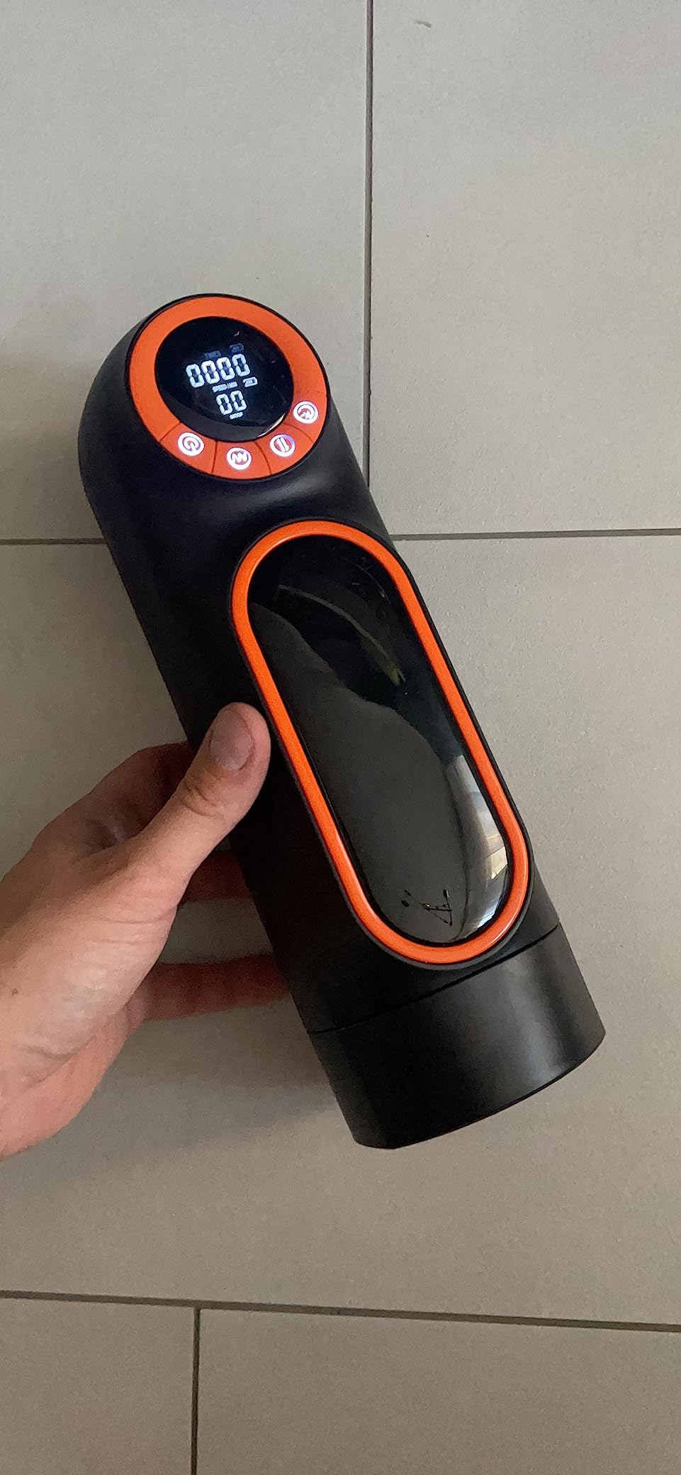 Nouvelle mise à jour 10-fréquence télescope vibrant sucer masturbation tasses — photo avis client 1