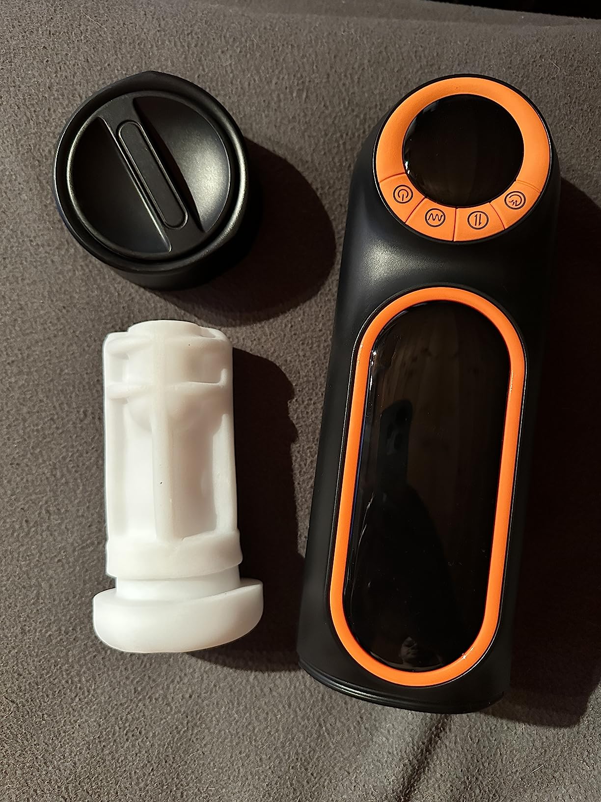 Nouvelle mise à jour 10-fréquence télescope vibrant sucer masturbation tasses — photo avis client 1