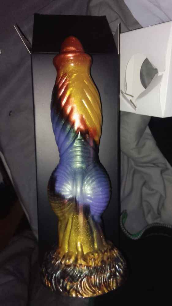 Animal Texture 7 Vibrations Thrust Big Monster Suction Cup Dildo 10.23 inch — Stock Photo 2 Customer Reviews