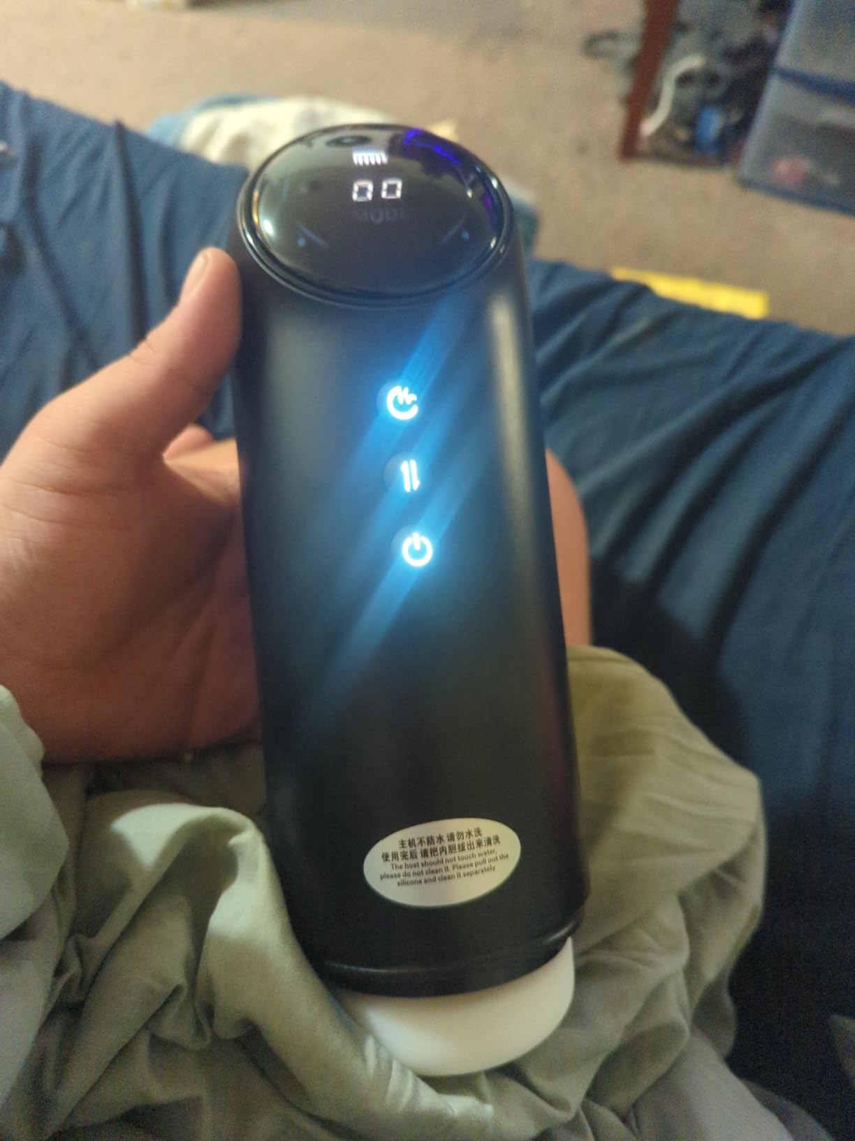 4 Schub 4 Absaugung 10 Vibrationsheizfunktion Tasse Masturbator — Foto Bewertungen Kunden 2