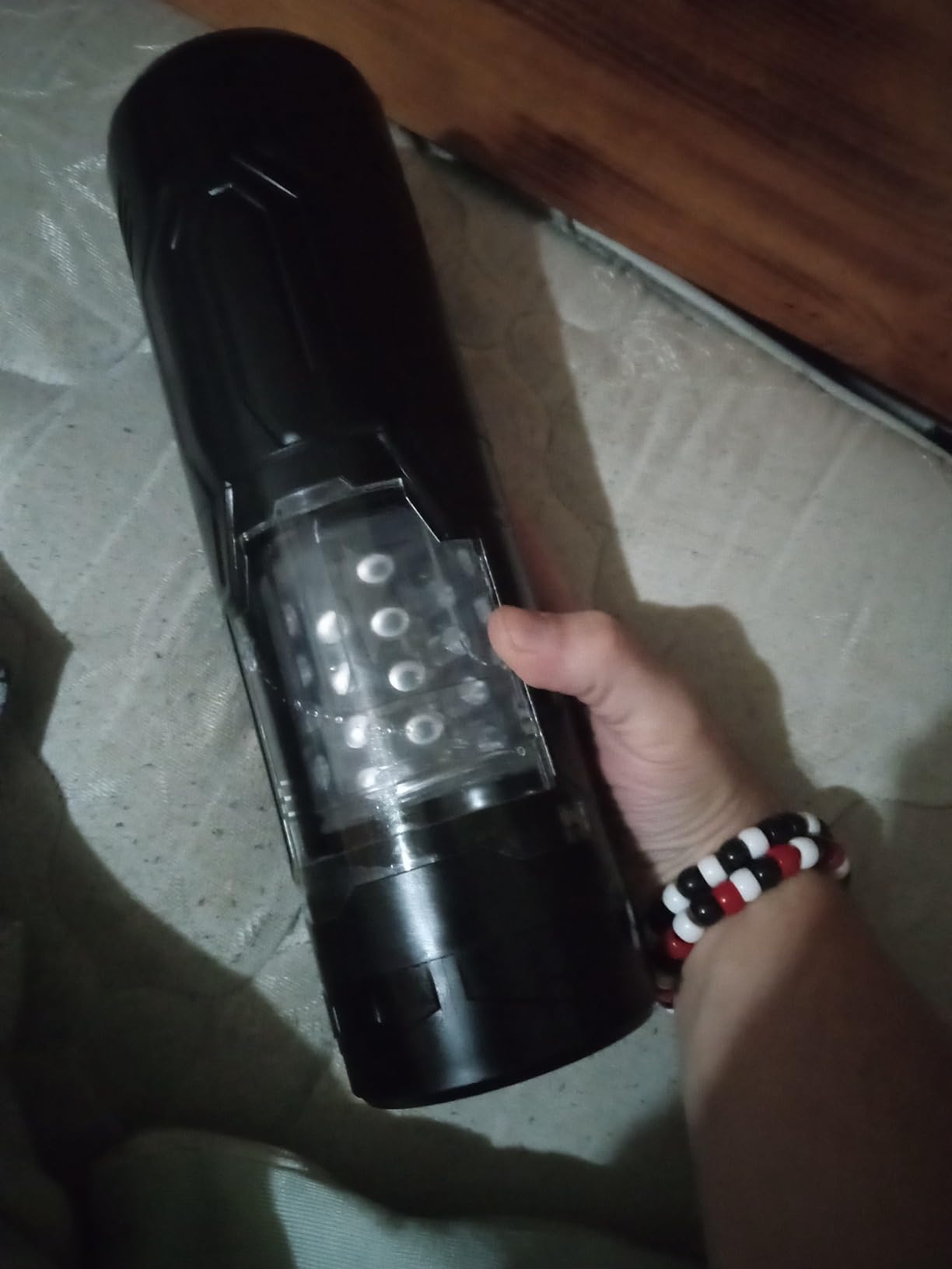Telescopic, rotating, vibrating, 3-in-1 telescopic electric cup masturbator with 7 frequencies — Photo Customer reviews 2