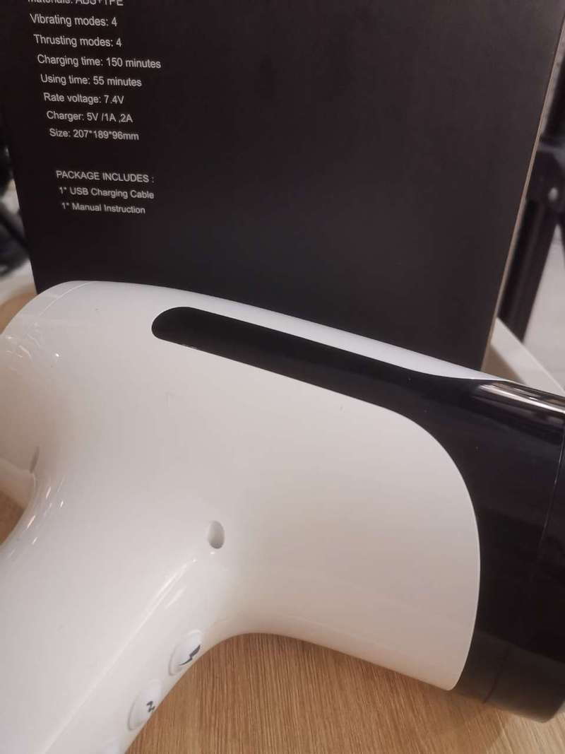 William - Hole through vibrating male masturbator and comings and going — Stock Photo Reviews Customer 1