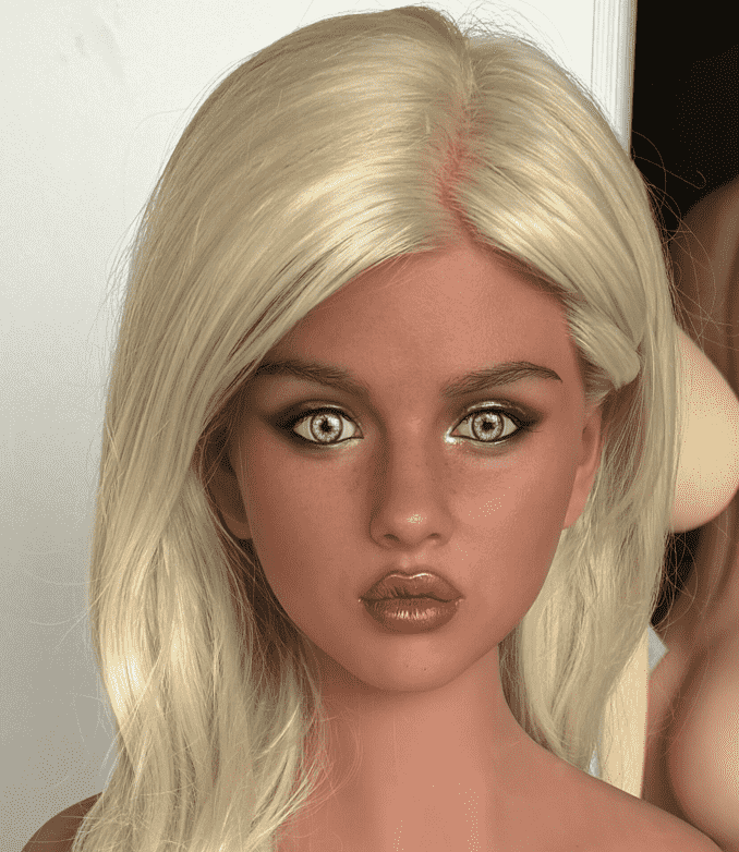 Megan - Realistic sex doll, 140 cm — Photo Customer reviews 1