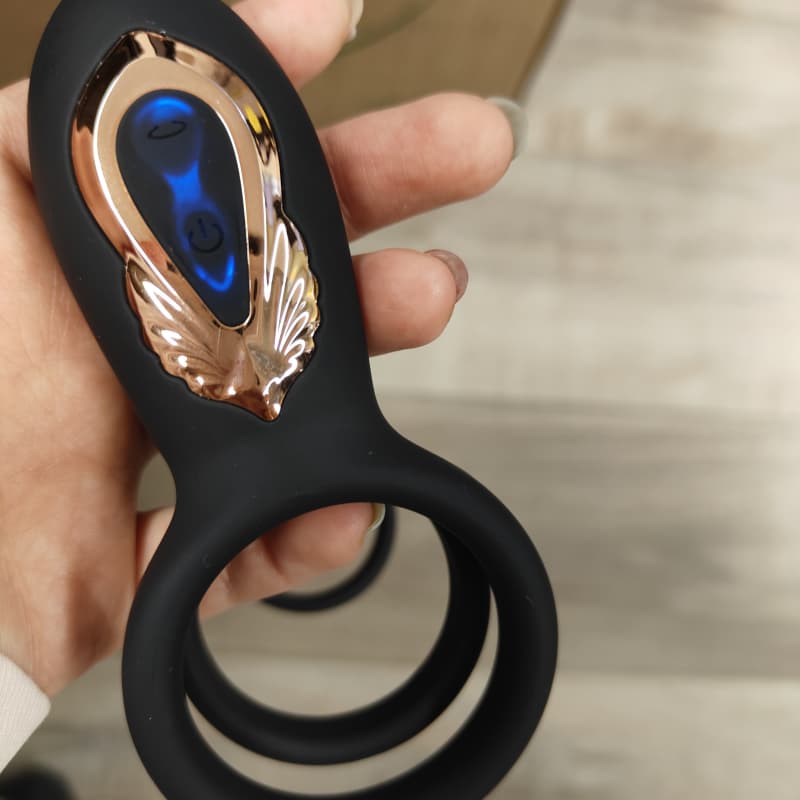 Warren – Doppel-Penisring Premium 10 Umdrehungen + 10 Vibrationen — Foto Kundenbewertungen 1