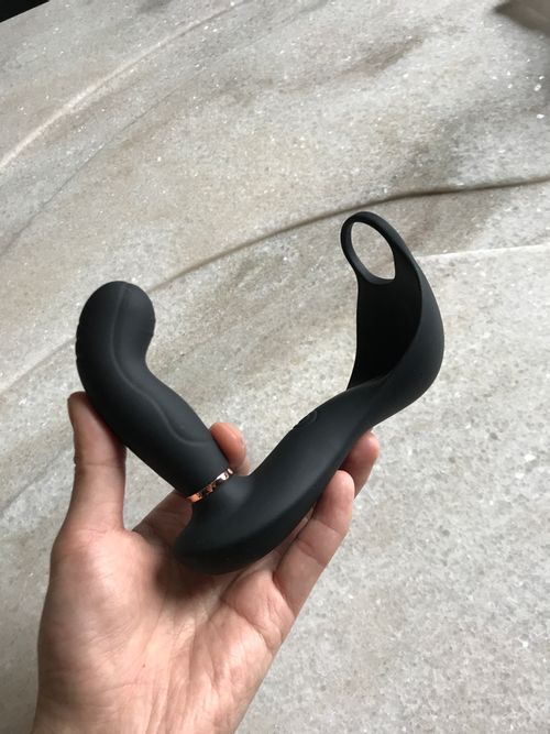 Prostatic vibrator with penis rings, reg — Photo Customer reviews 1
