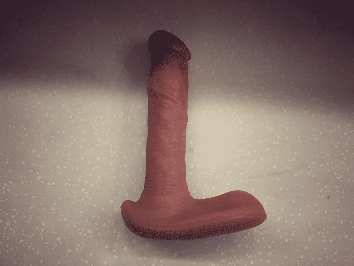 Pénis vivant Stimulation de la prostate Chauffant Vibration Télescopique Double... — photo avis client 1
