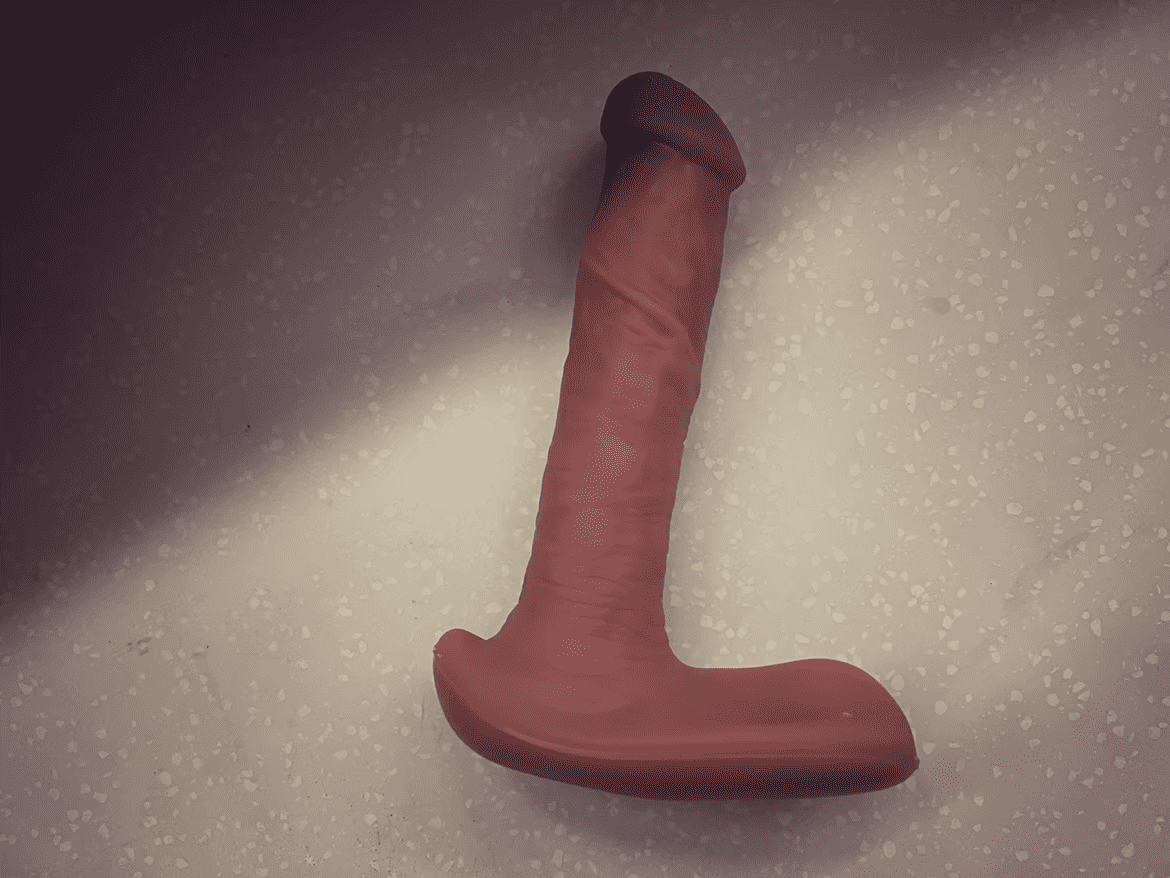 Pénis vivant Stimulation de la prostate Chauffant Vibration Télescopique Double... — photo avis client 2