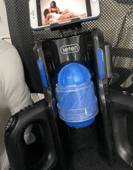 Leten 10 High-Speed-Motor Masturbator mit Telefonhalter — Stockfoto Kundenbewertungen 1